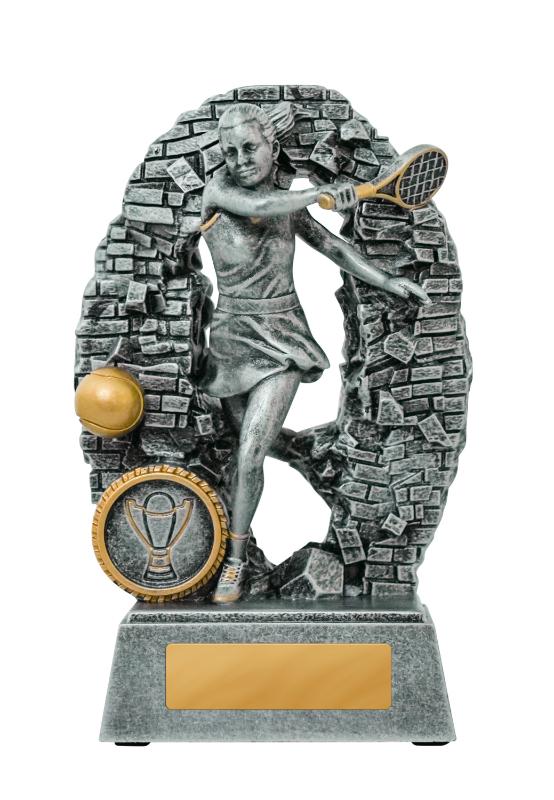 1010-12FB Breaking Down Barriers-Tennis Female 13cm