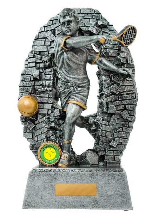 1010-12MC Breaking Down Barriers-Tennis Male 16cm