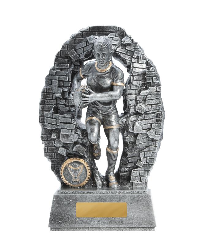 1010-6FD Breaking Down Barriers-Rugby Female 23cm