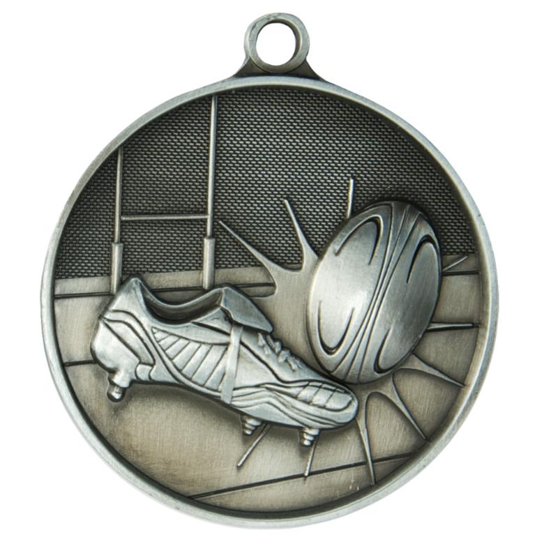 1050-6S Supreme Medal - Rugby 7cm