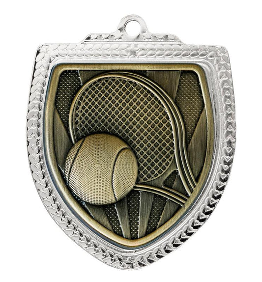 1067SVP-MS12G Shield Medal - Tennis 8cm