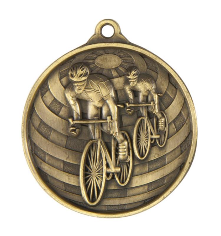1073-14G Global Medal-Cycling 5cm