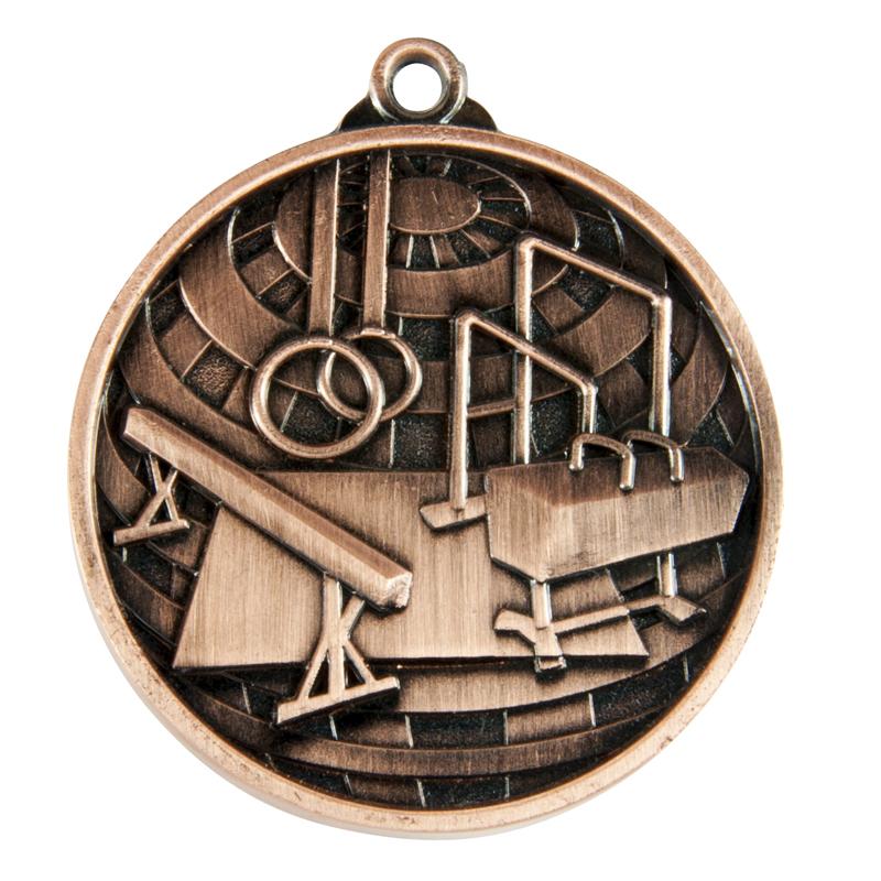 1073-20BR Global Medal-Gymnastics 5cm
