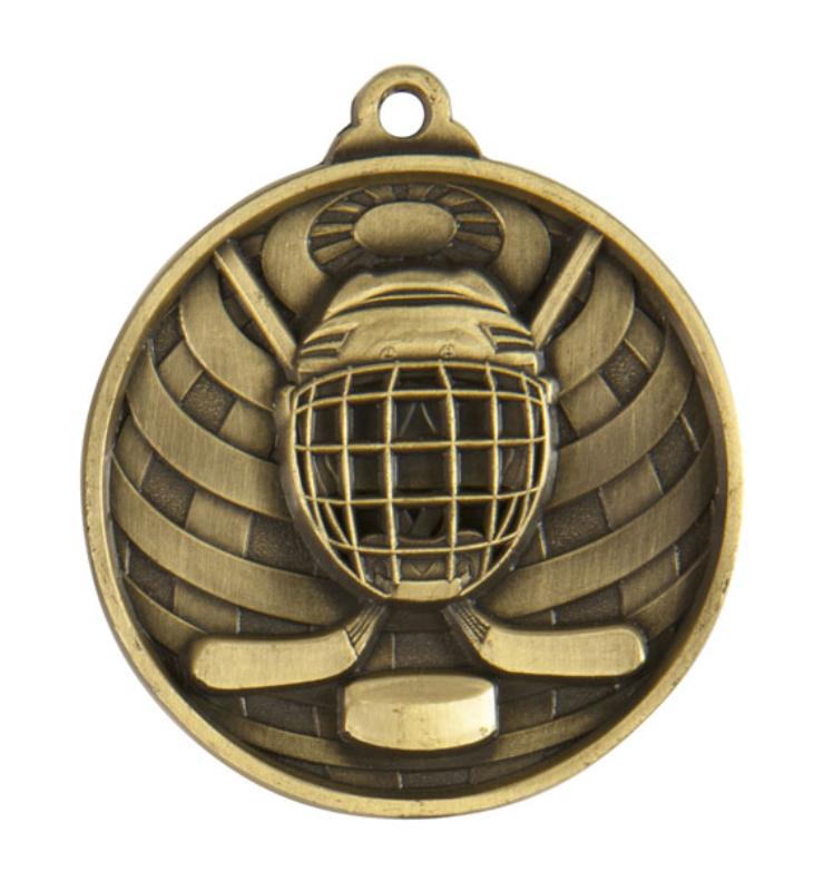 1073-25G Global Medal-Ice Hockey 5cm