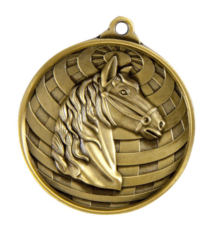 1073-29G Global Medal-Horse 5cm