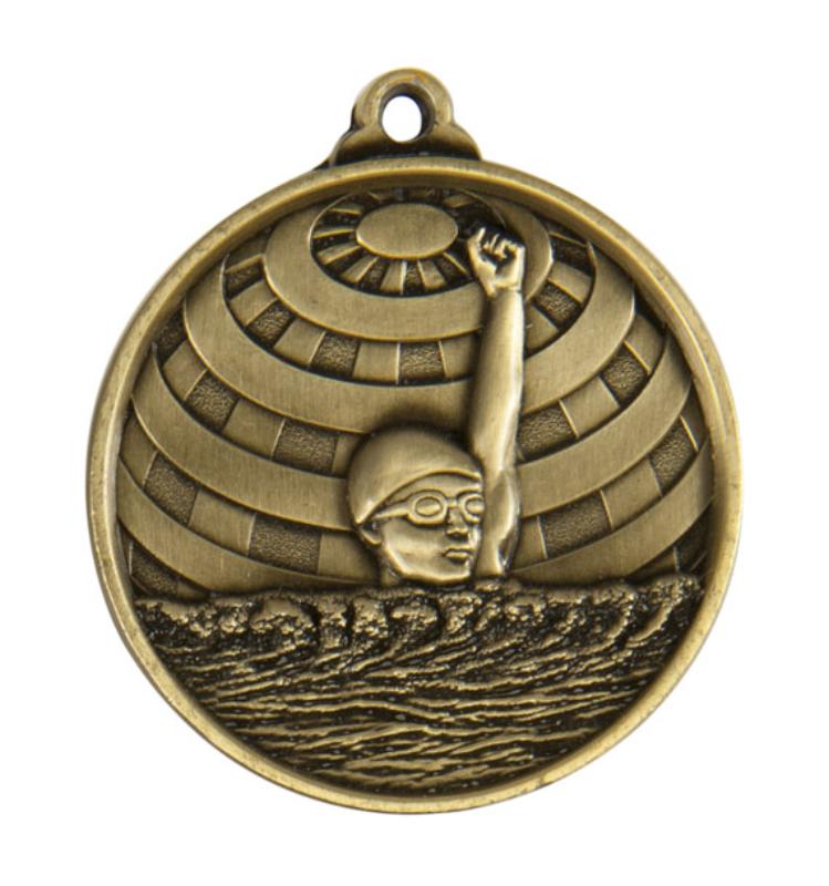 1073-2G Global Medal-Swimming 5cm