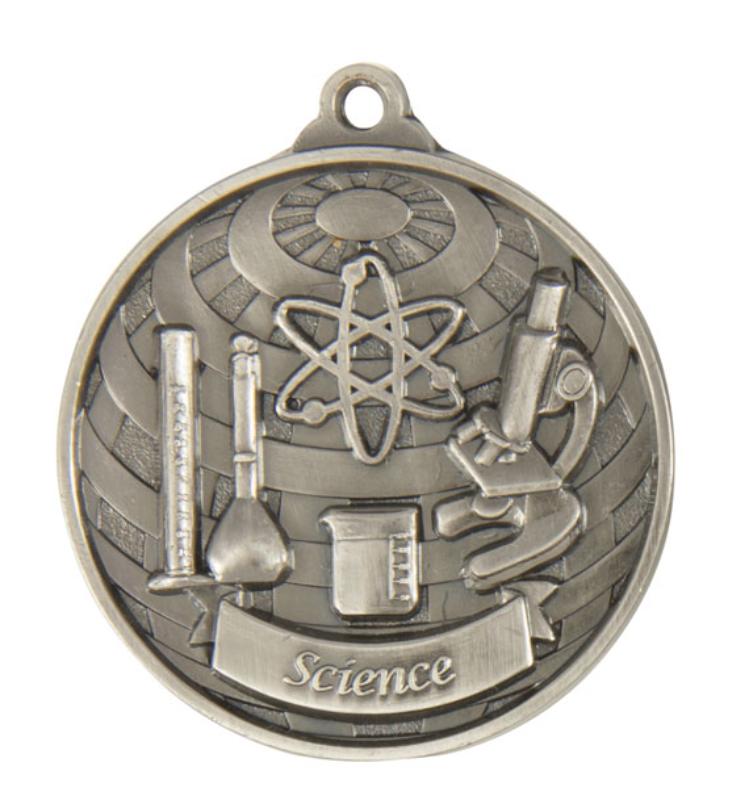 1073-41S Global Medal-Science 5cm