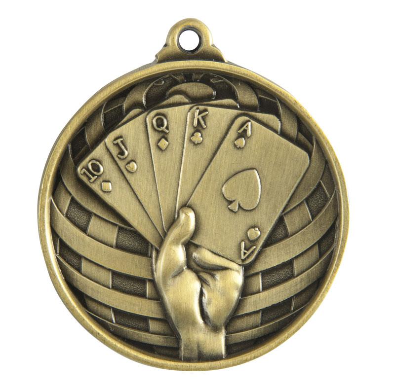 1073-54G Global Medal-Poker 5cm