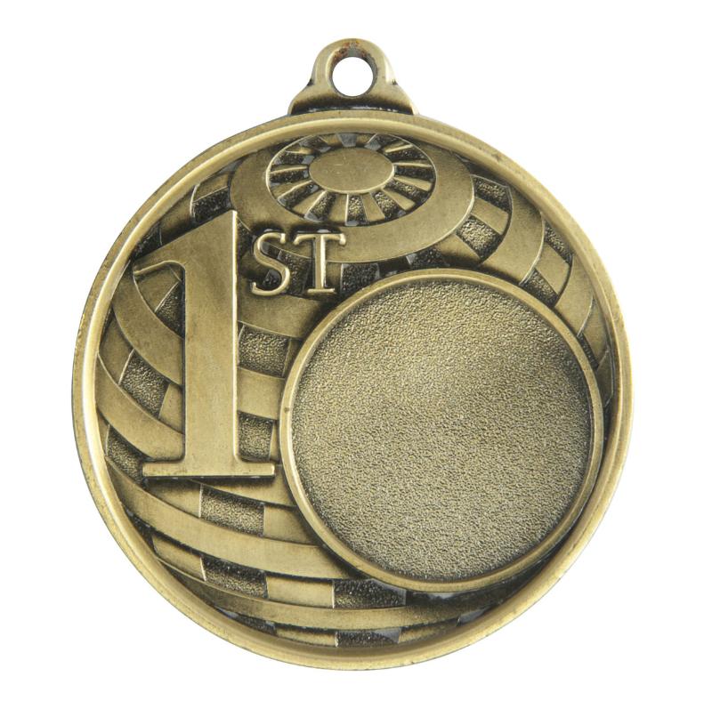 1073C-1ST Global Medal -1st + 25mm insert 5cm