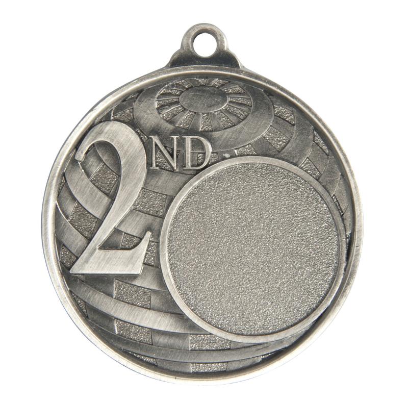 1073C-2ND Global Medal -2nd + 25mm insert 5cm
