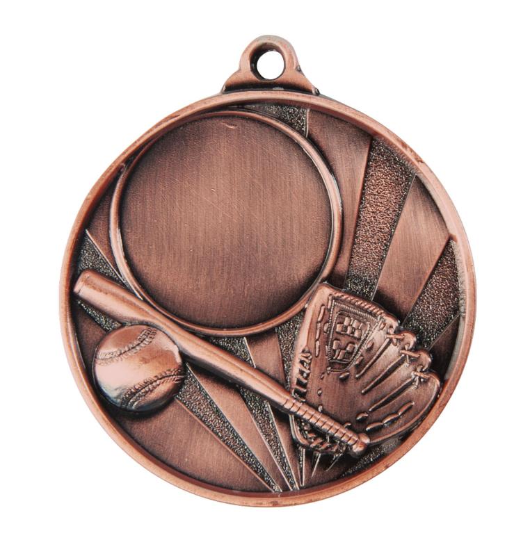1076C-5BR Sunrise Medal-Baseball+25mm insert 5cm