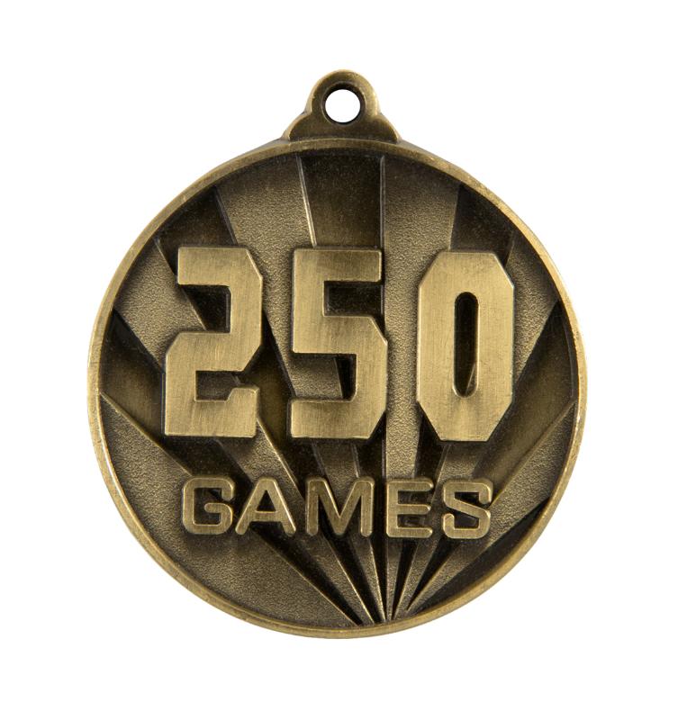 1076G-250G Sunrise Medal-No. Games (250) 5cm