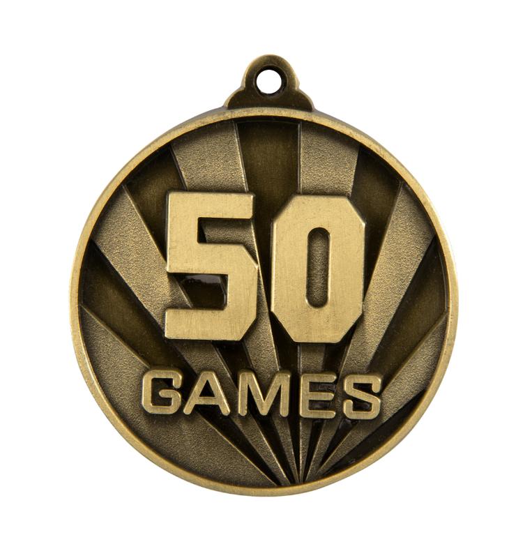 1076G-50G Sunrise Medal-No. Games (50) 5cm