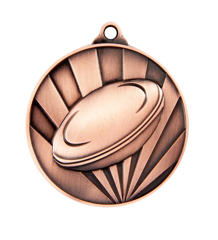 1077-6BR Sunrise Medal-Rugby 7cm
