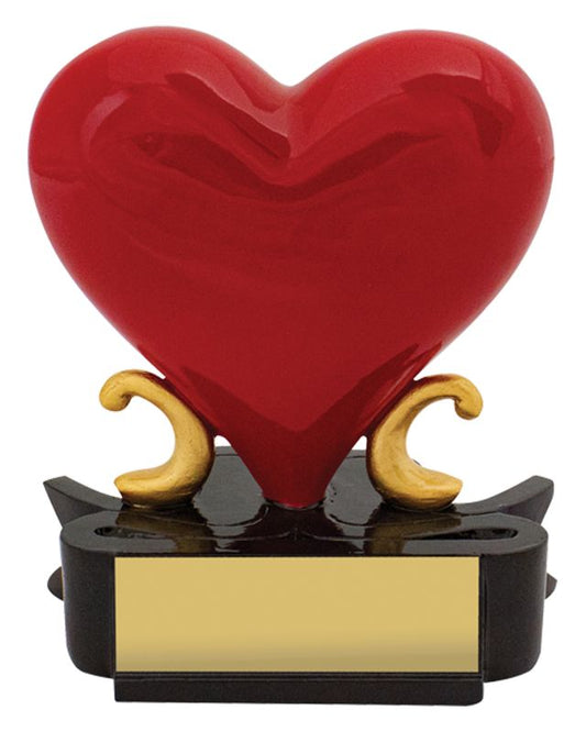 12503 Beating Heart Trophy 13cm