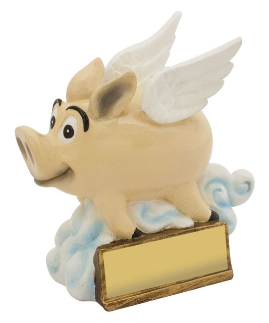 12506 Flying Pig Low Chance Trophy 13.5cm