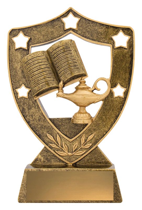 13605 Academic Gold Shield 15.5cm