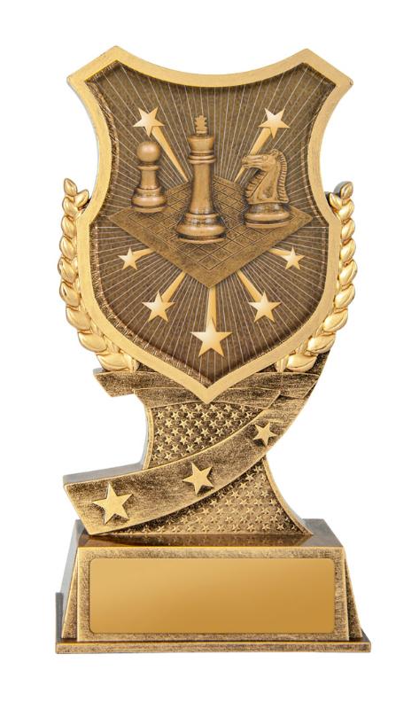 20B-SS43GL Shield Tower-Chess 17.5cm