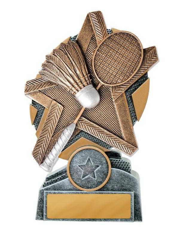 24A-RS57 Starburst Stand-Badminton 13cm