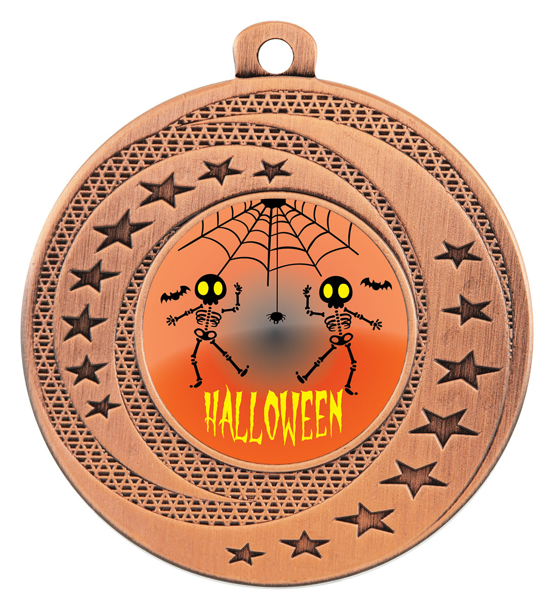 ASW135 Medal - Halloween Skeletons