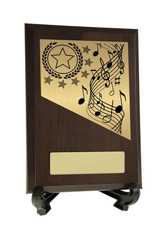 8231CH-PS44A Plaque with Music Trim 15.5cm