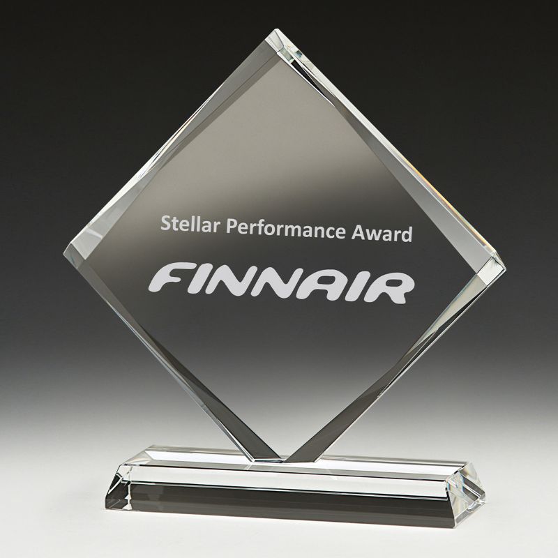 CC126L Macquarie Crystal Award 21.5cm