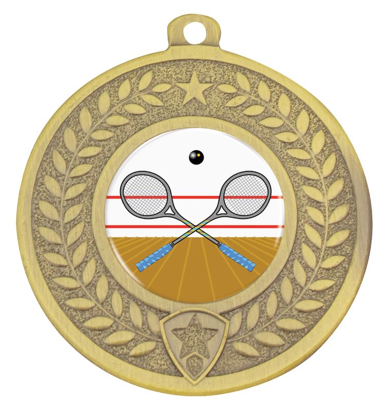 DMK162G Distinction Squash Medal Gold 5cm