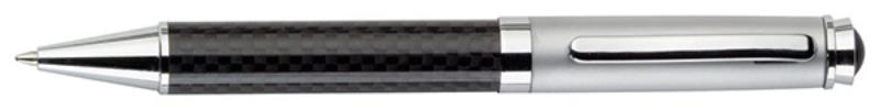 E696 Carbon Fibre Ballpoint Pen 14.5cm