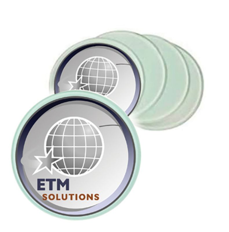 ES109 Sub. Glass Coaster 10cm