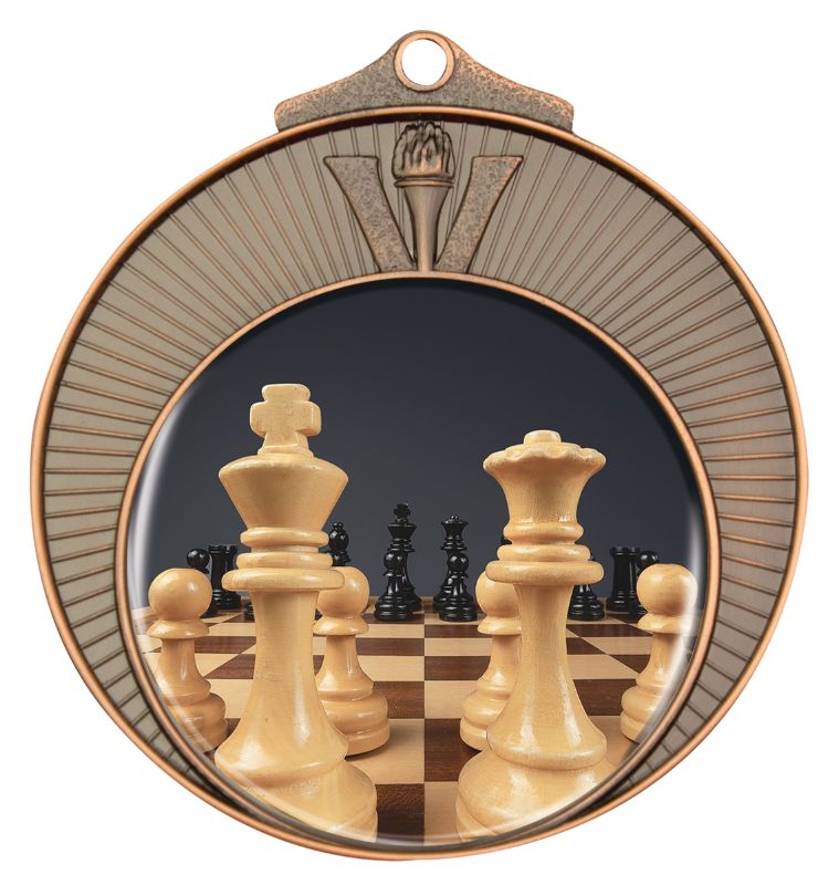MD970B-C782 Chess Bronze Medal 7cm