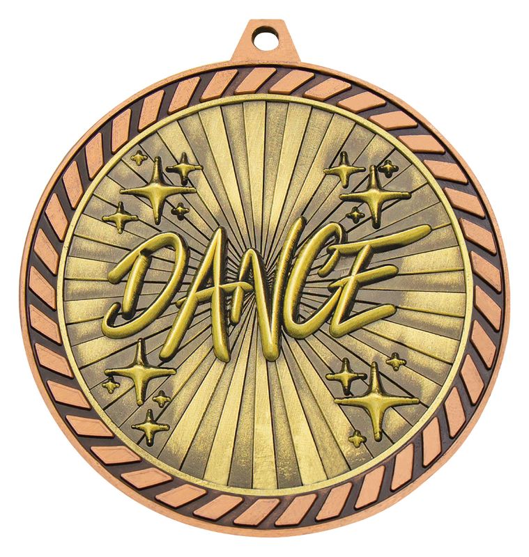 MMV695B Venture Dance Bronze Medal 6cm