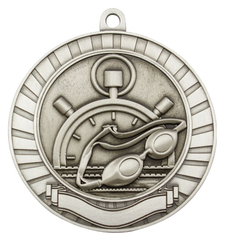 MMY202S Eco Scroll Swim Silver