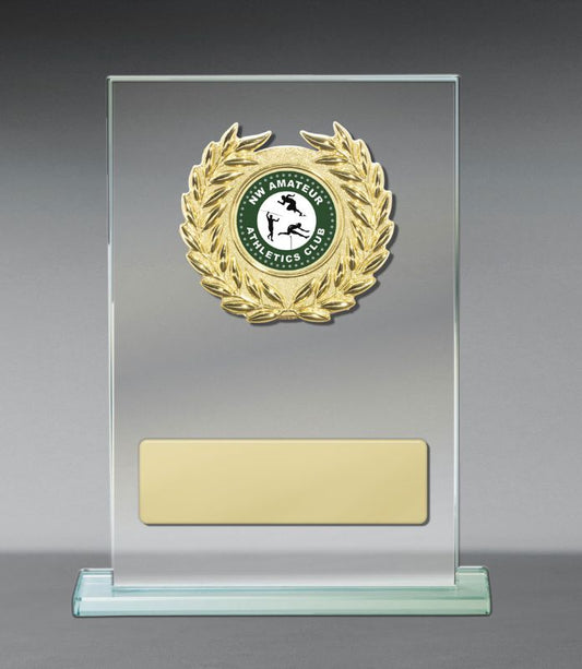 S23-4416 Metal Trim on Glass 15cm