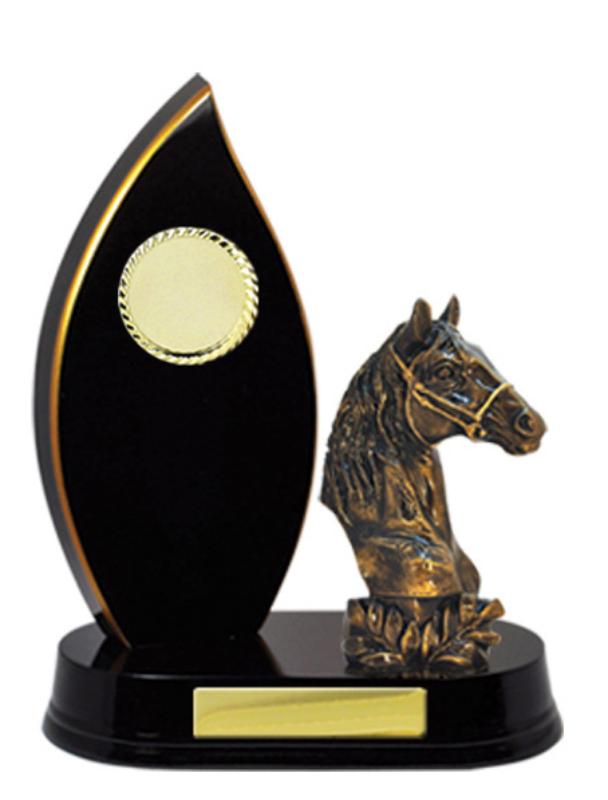 S24-15010DK Timber Buildup Horses Male 23cm