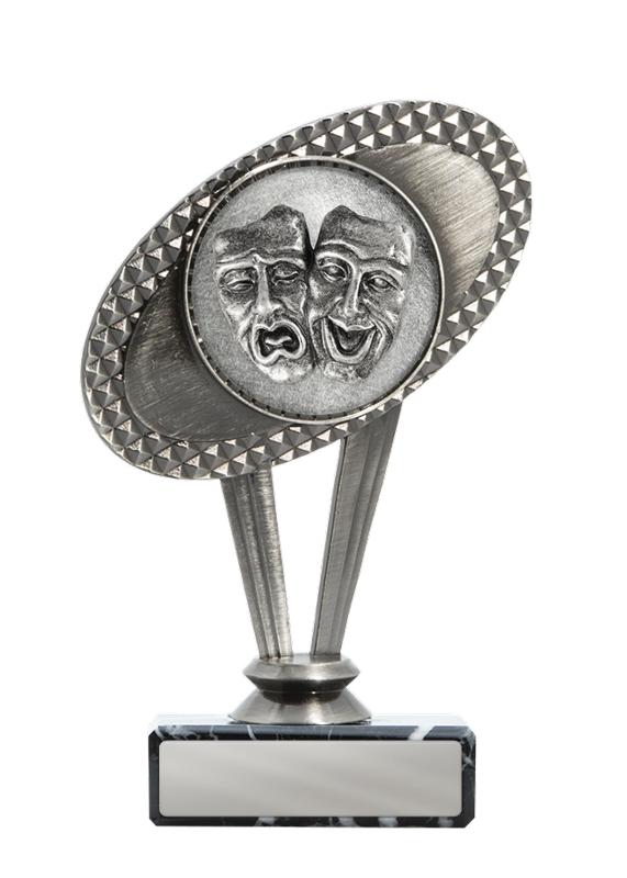 S24-16905 Metal Drama Theme on Base 15cm