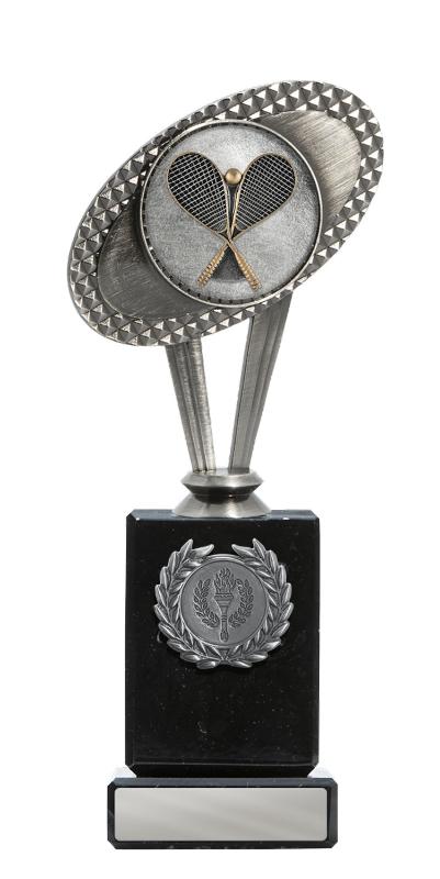 S24-17603 Metal Squash Theme on Column 22.5cm
