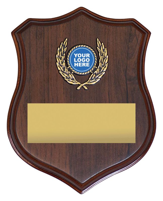 SH08A Braeburn Shield with Logo 19cm