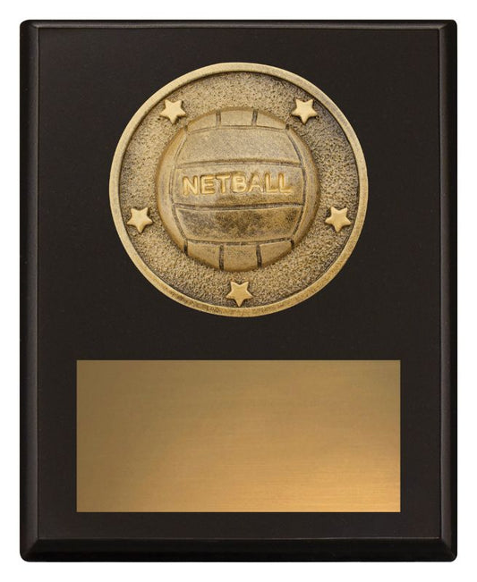 SP637A Challenge Plaque Netball 15cm