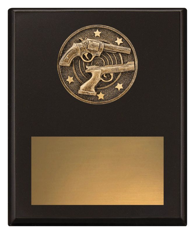SP653C Challenge Plaque Pistol Shooting 20cm