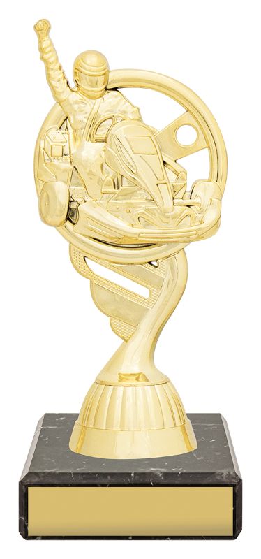 YB165 Go Kart Figure Trophy 15cm