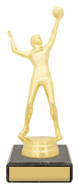 YB8327 Male Volleyball Figure Trophy 17cm