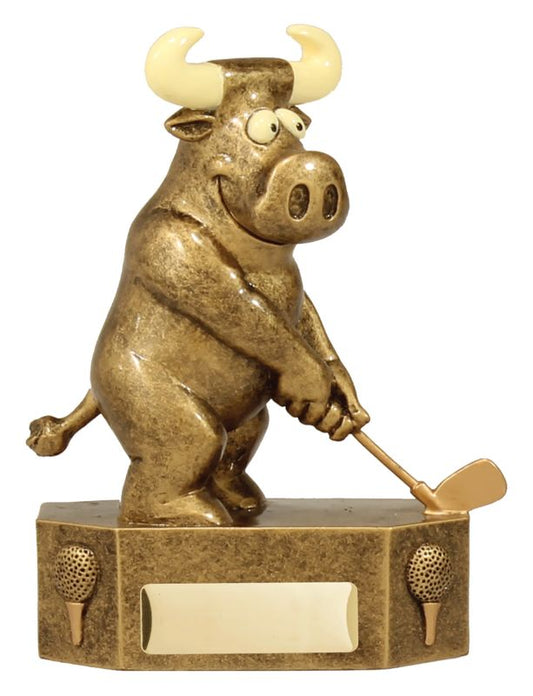 A1814 Golf Prize Bull 13.5cm