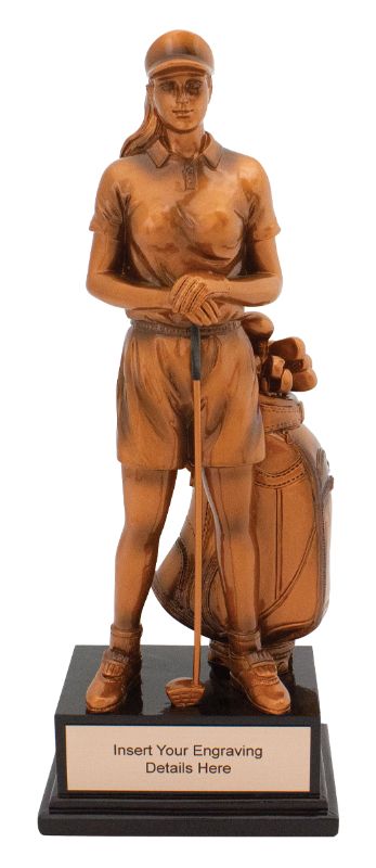 A1942 Golf Female Bronze 25.5cm