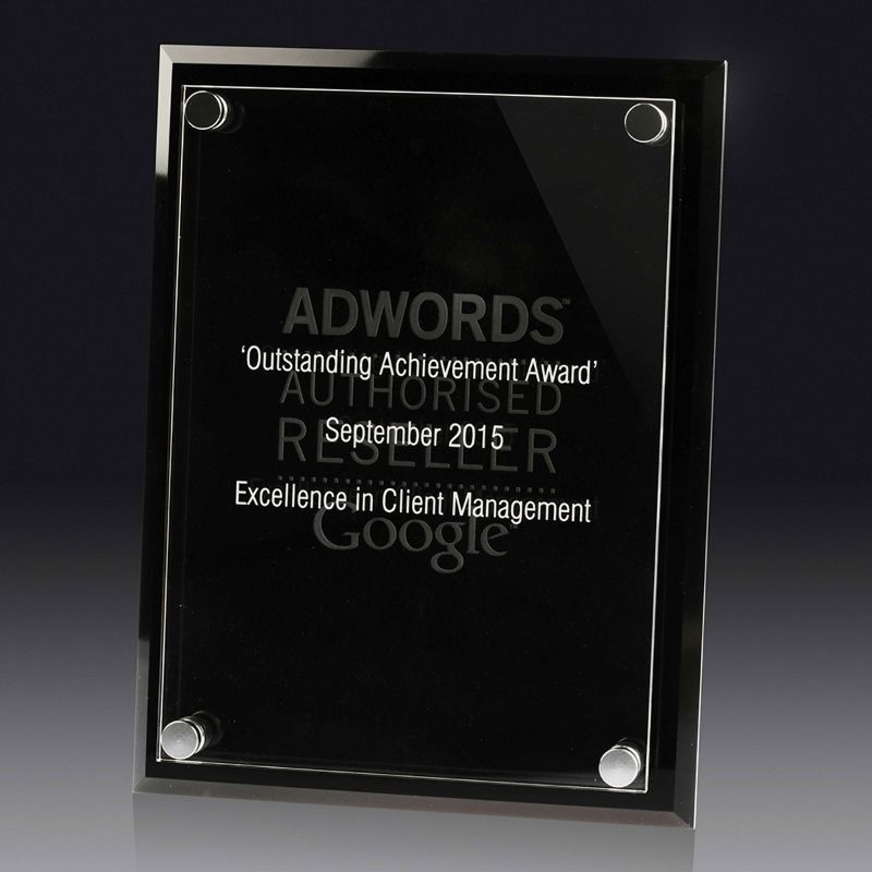 AC81B Acrylic Ambition Plaque 25cm