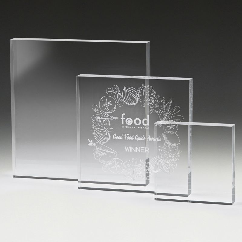 ACK24 Acrylic Capture Square Award 10cm