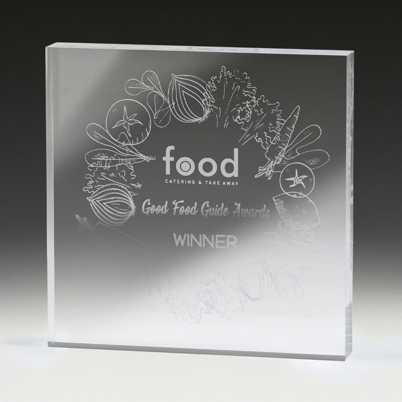 ACK26 Acrylic Capture Square Award 15cm