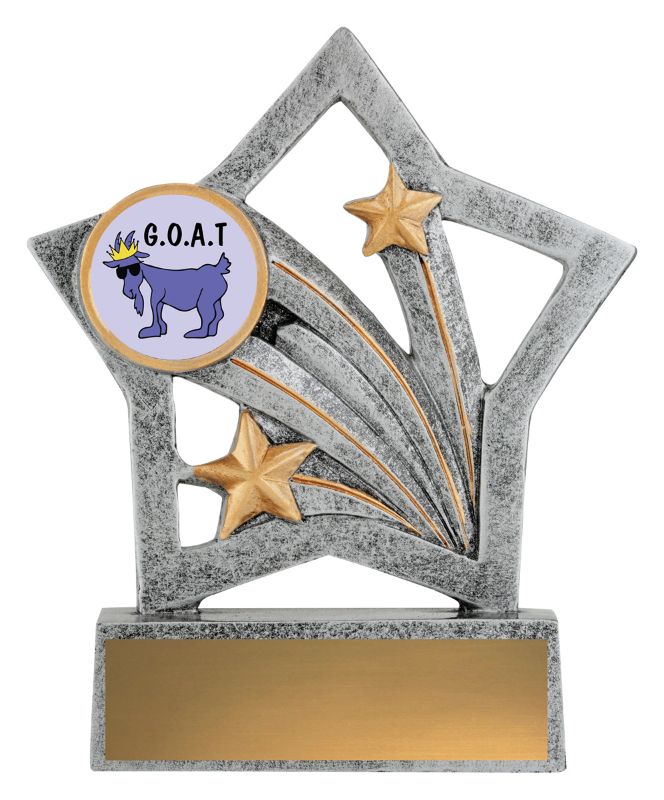 ASF109 Flash Trophy GOAT 25mm Insert 12.5cm