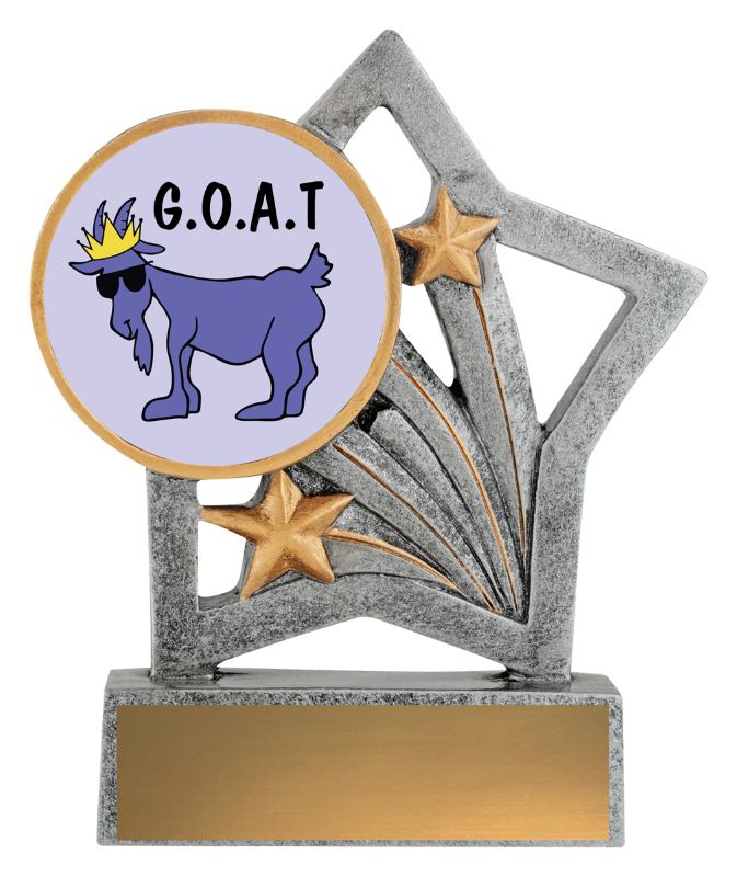 ASF209 Flash Trophy GOAT 50mm Insert 12.5cm