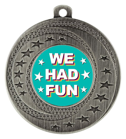 ASW145S Wayfare Medal We Had Fun Silver 5cm