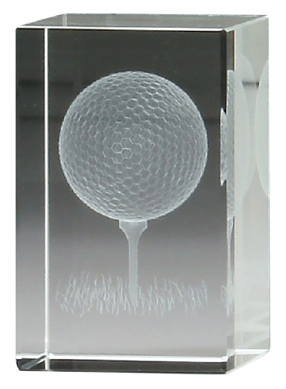 CB817 Golf Hologram Block 8cm